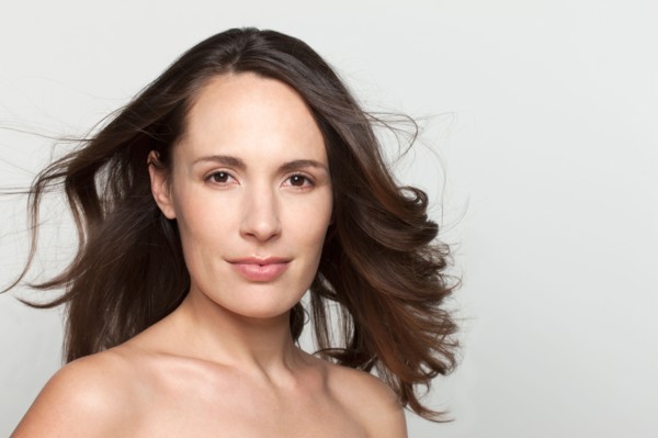 Portrait of woman, studio shot