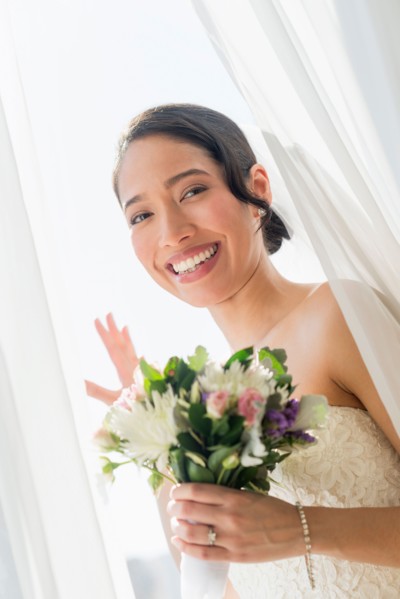 Portrait of bride.