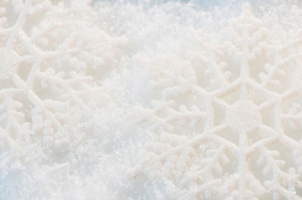 Close-up view of snowflake