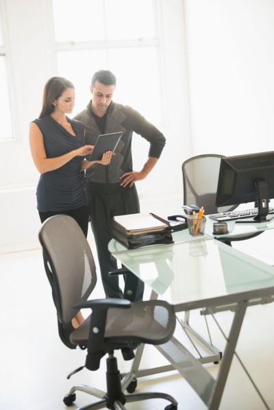 Business people working in office.
