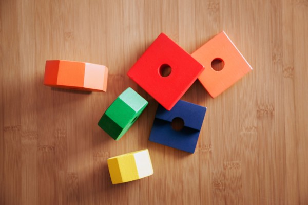 Children's toys on floor