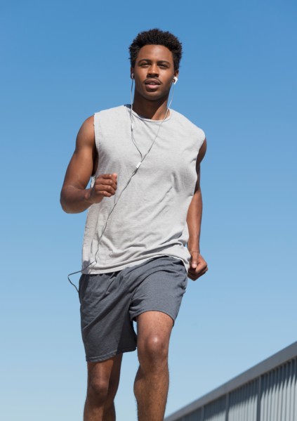 Man jogging.