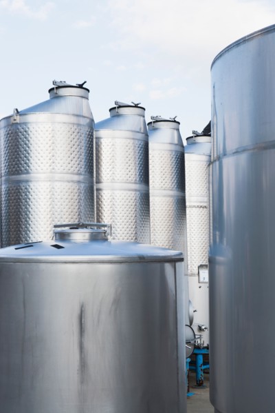 Stainless silos
