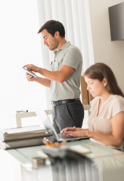 Business people working in office.