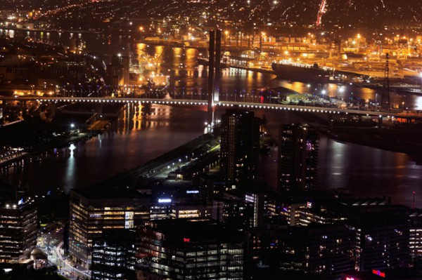 Cityscape at night