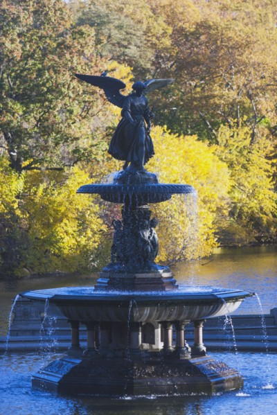Bethesda Fountain in Central Park. USA, New York State, New York City.
Photo : fotog