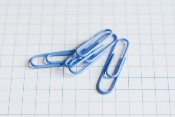 Paper clips.
Photo : Kristin Lee