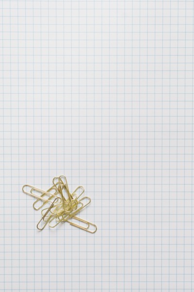 Paper clips.
Photo : Kristin Lee