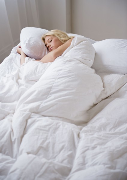 Young woman sleeping.
Photo : Jamie Grill
