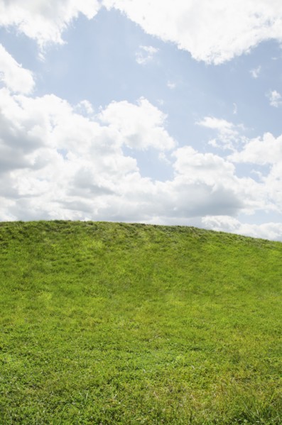 Horizon over green grass. Mountainville, New York State, USA.
Photo : Tetra Images