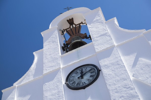 View of San Sebastian Shrine. Mijas, Spain.