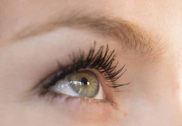 Close-up of woman's eye.