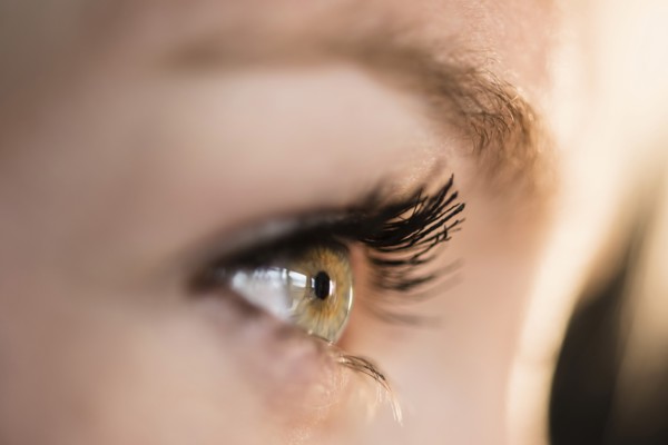 Close-up of woman's eye.