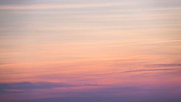 Sunset sky.