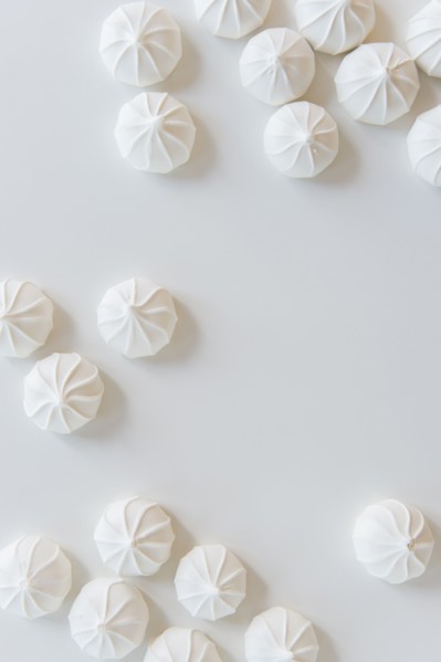 Studio Shot of meringue cookies
