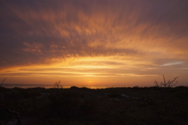 Scenic view of sunset sky