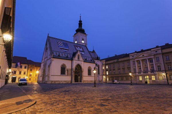 Town square and St. Mark's Church