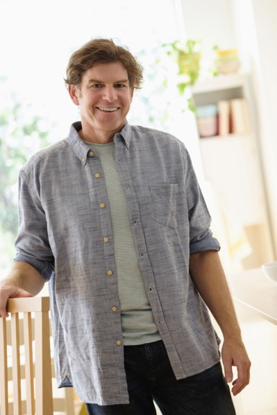 Portrait of mature man indoors.