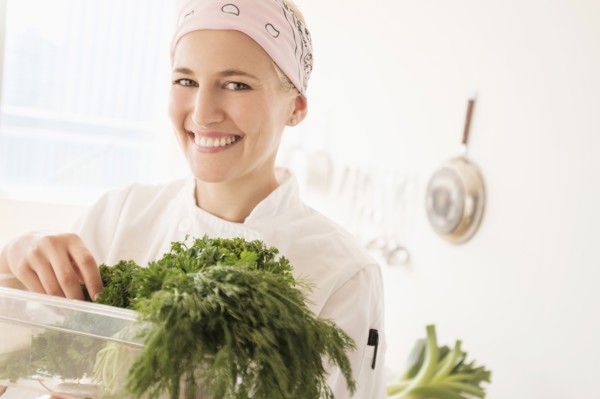 Portrait of chef working.