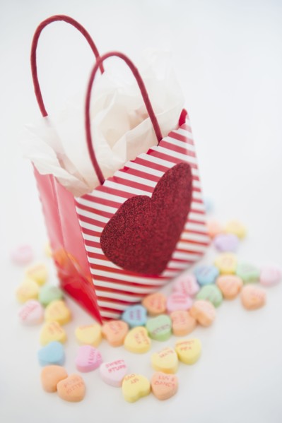Gift bag with candies