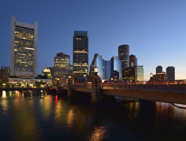 Congress Street Bridge in Fort Point Channel