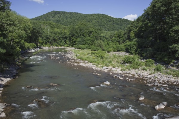 View of river on sunny day
