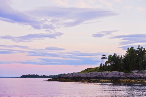 Lighthouse at sunset