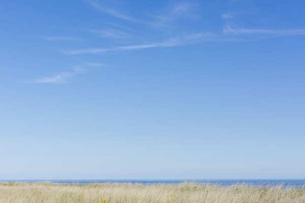 Horizon over sea and clear sky