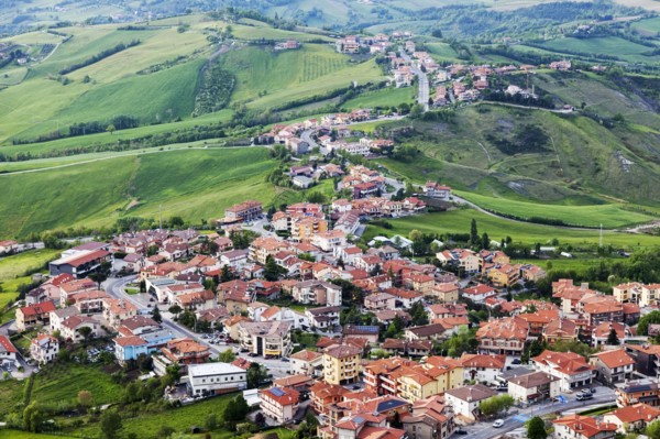 Townscape of San Marino