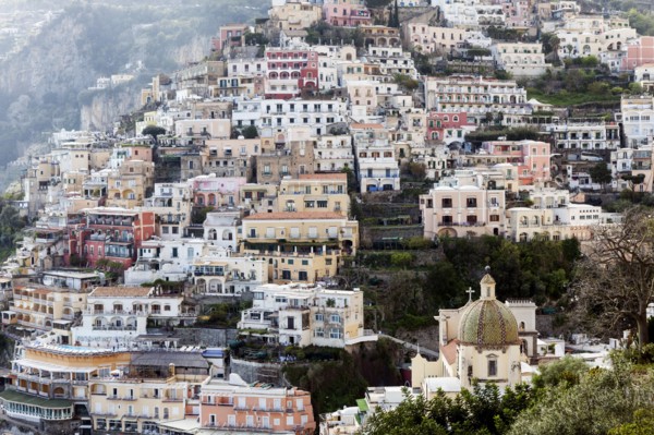 Residential buildings on hill