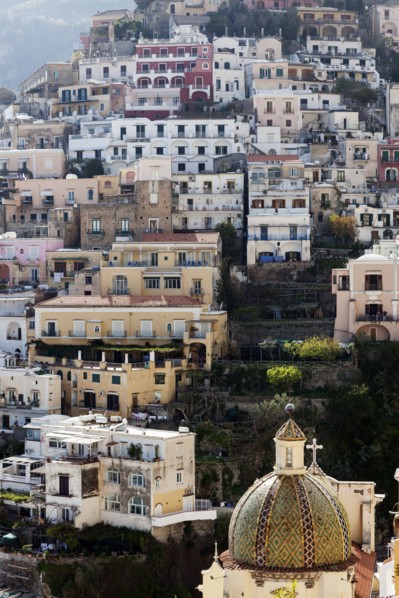 Residential buildings on hill