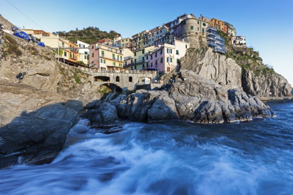 Town on cliffs