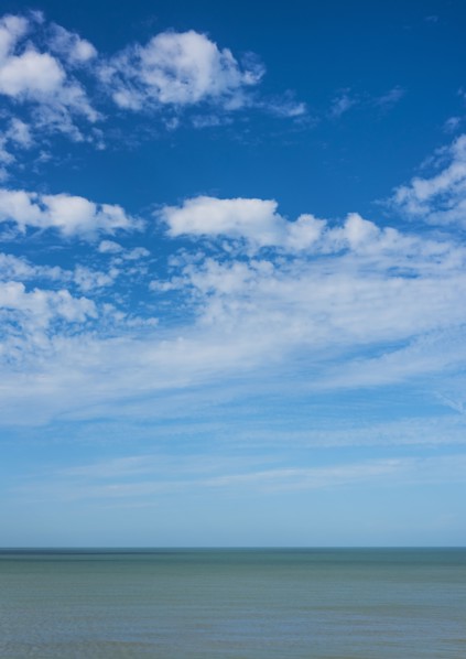 Clouds over sea