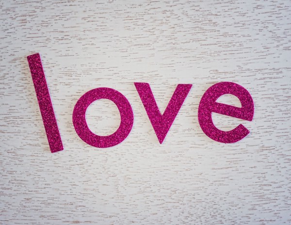 Pink Valentine's Day decoration