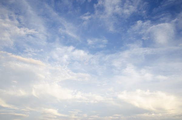 Cloudscape on sunny day