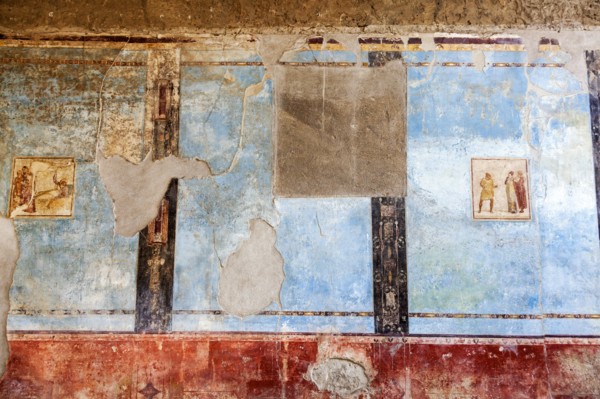 Ancient fresco on wall
