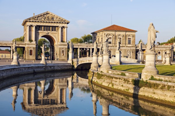 Prato della Valle with statues