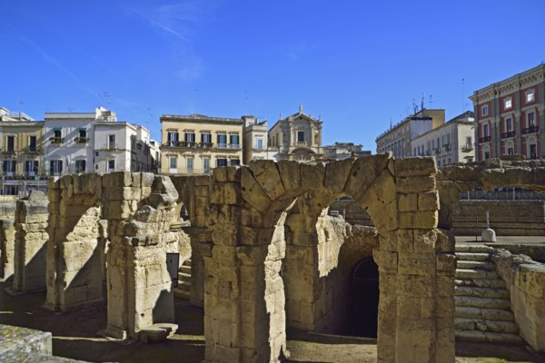 Roman ruins on Piazza Sant' Oronzo