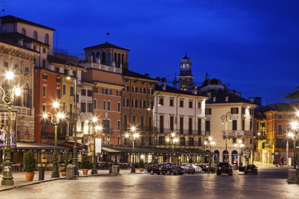 Piazza Bra in Verona Verona, Veneto, Italy