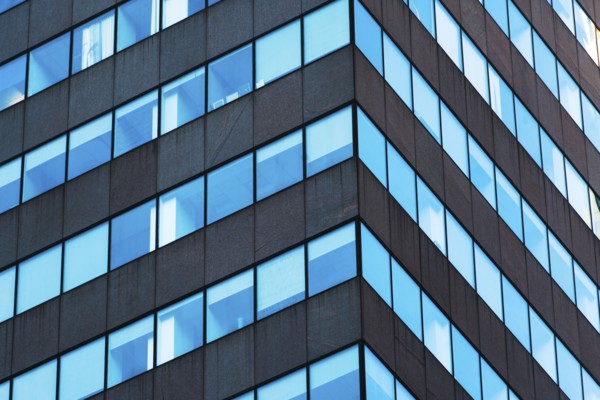 USA, New York State, New York City, Facade of skyscraper