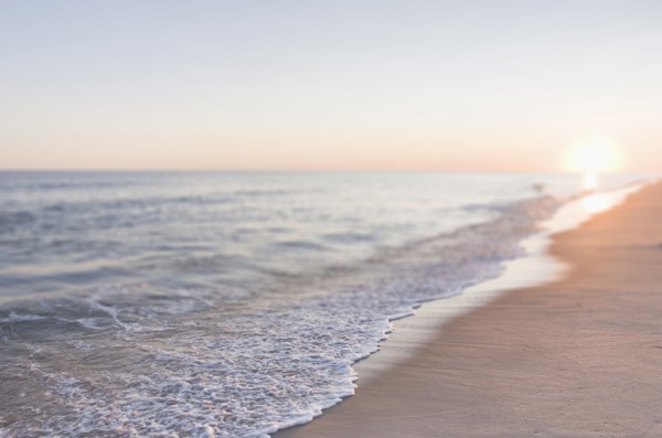 USA, Massachusetts, Nantucket, Cisco Beach, Sunset over sea