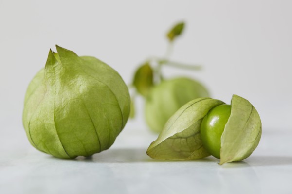 Tomatillos captured in studio
