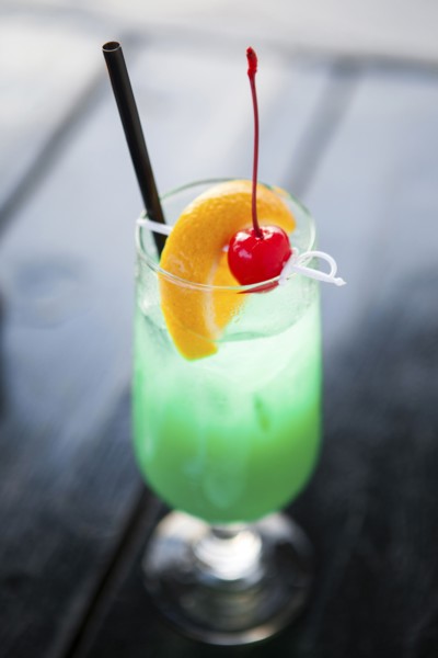 Liquor cocktail in glass