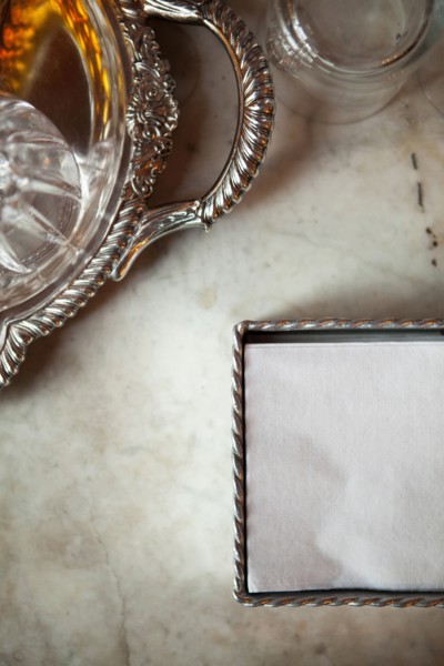 Silverware and glass