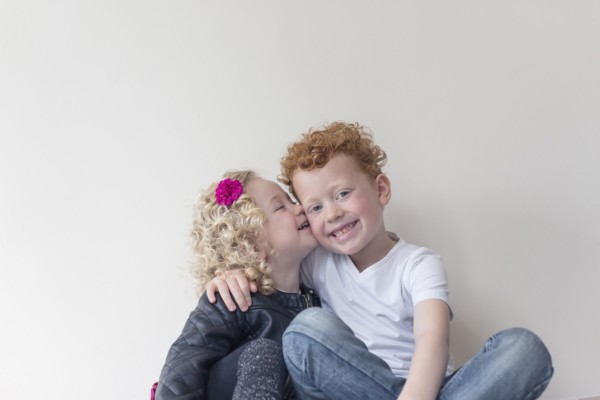 Portrait of two siblings (4-5, 8-9)