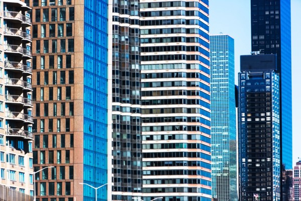 USA, New York, Office skyscrapers