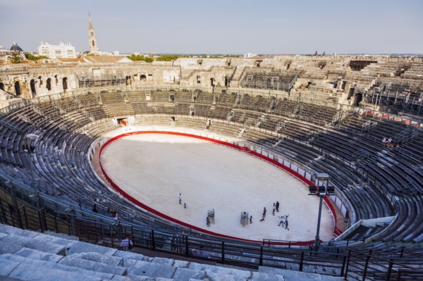 France, Occitanie, Nimes, Arena of Nimes