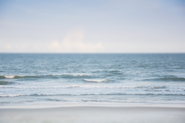 Seascape with waves