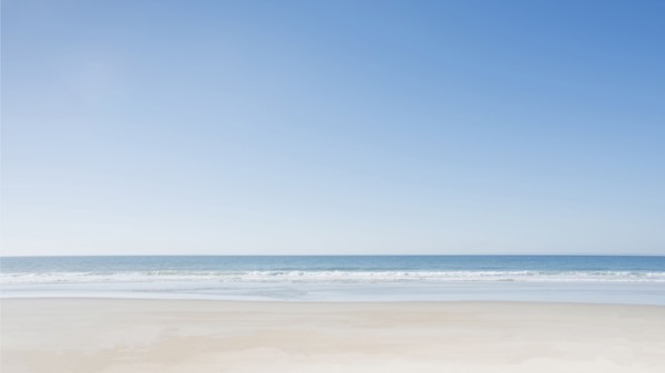 Empty beach at Surf City