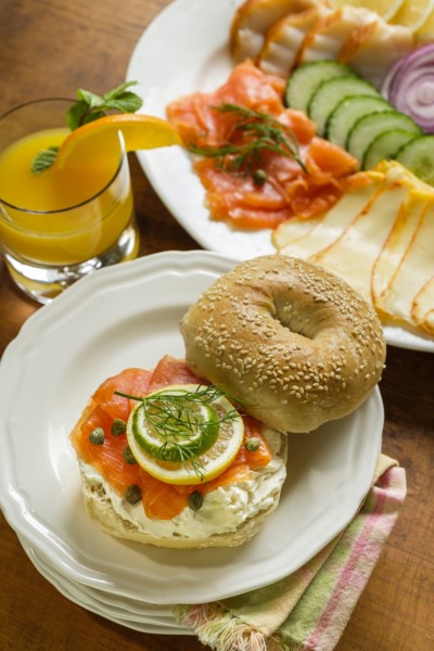 Nova Scotia salmon also called Nova lox